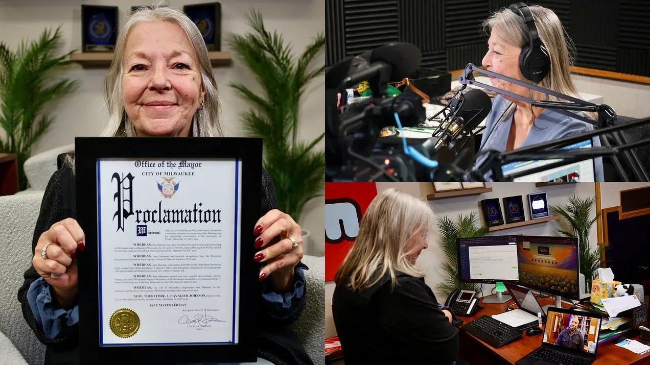 Watch and listen to Jane Matenaer’s final show hosting “Matenaer On Air”